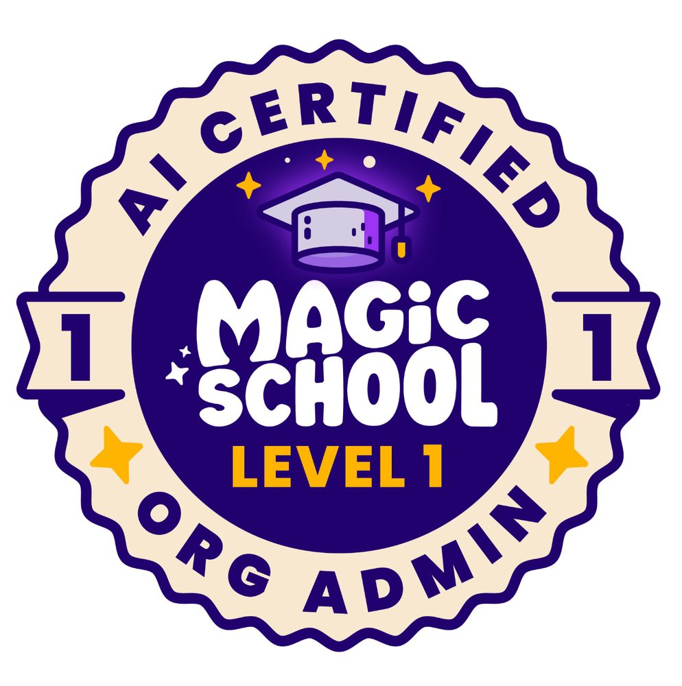 AI Certified Organizational Admin badge.