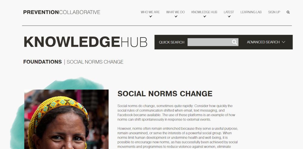 Social Norms Change