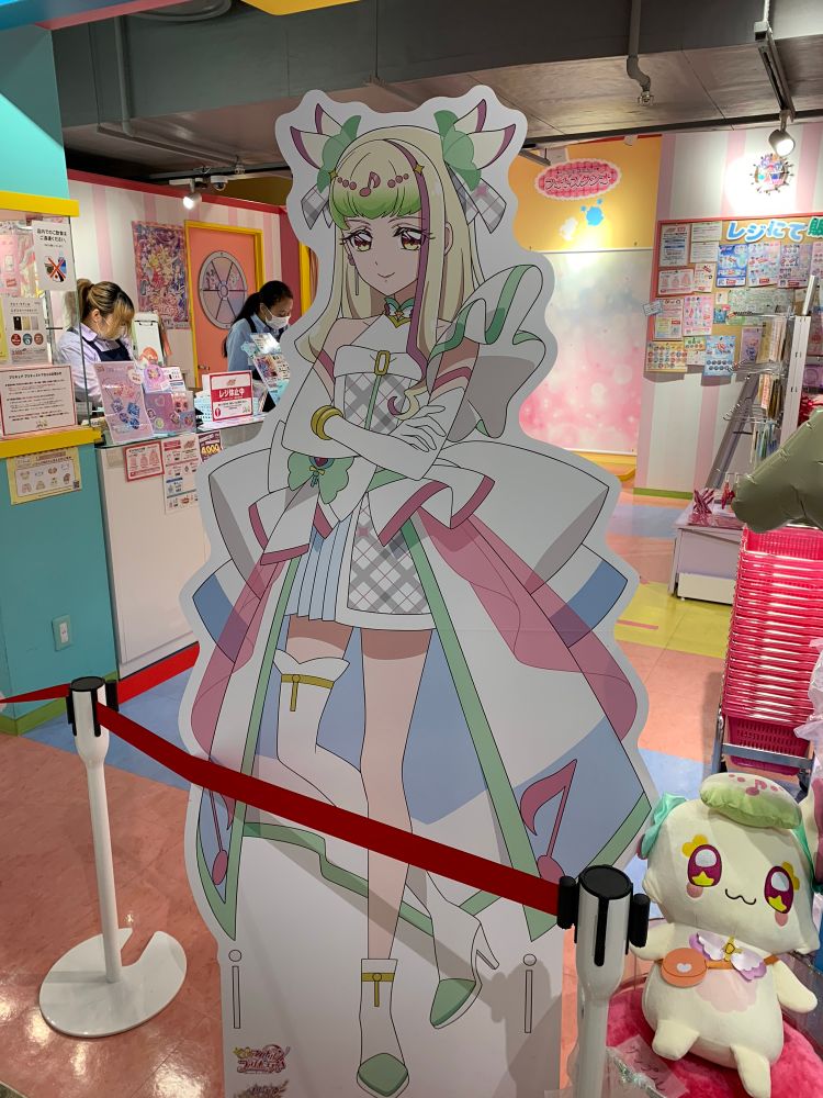 it was also cure zukyoon's birthday 🥹❤️✨ precure store decorated for it! 