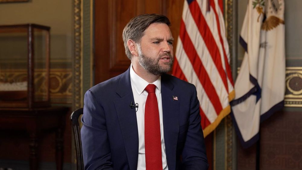 Vance's boss, President Trump, is the oldest person to be sworn in as president of the United States.