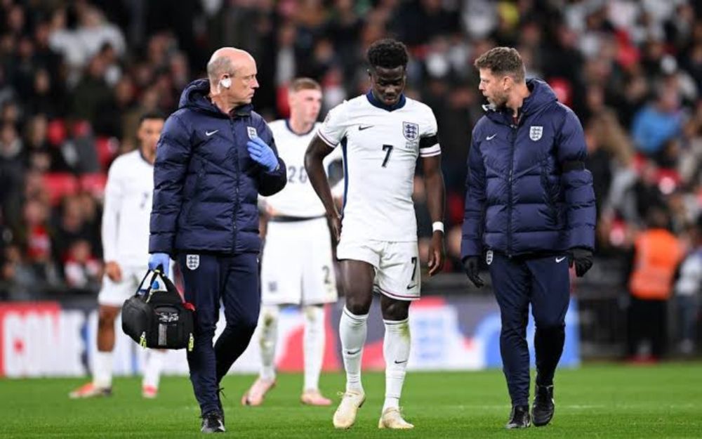 Saka injury blow scares Arsenal, player limped out of England match against Greece - Sport Trends