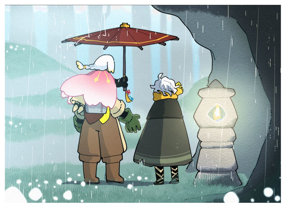 イラスト　ホシノコキャラバン
六草、ひとえちゃん、やまぶきさん