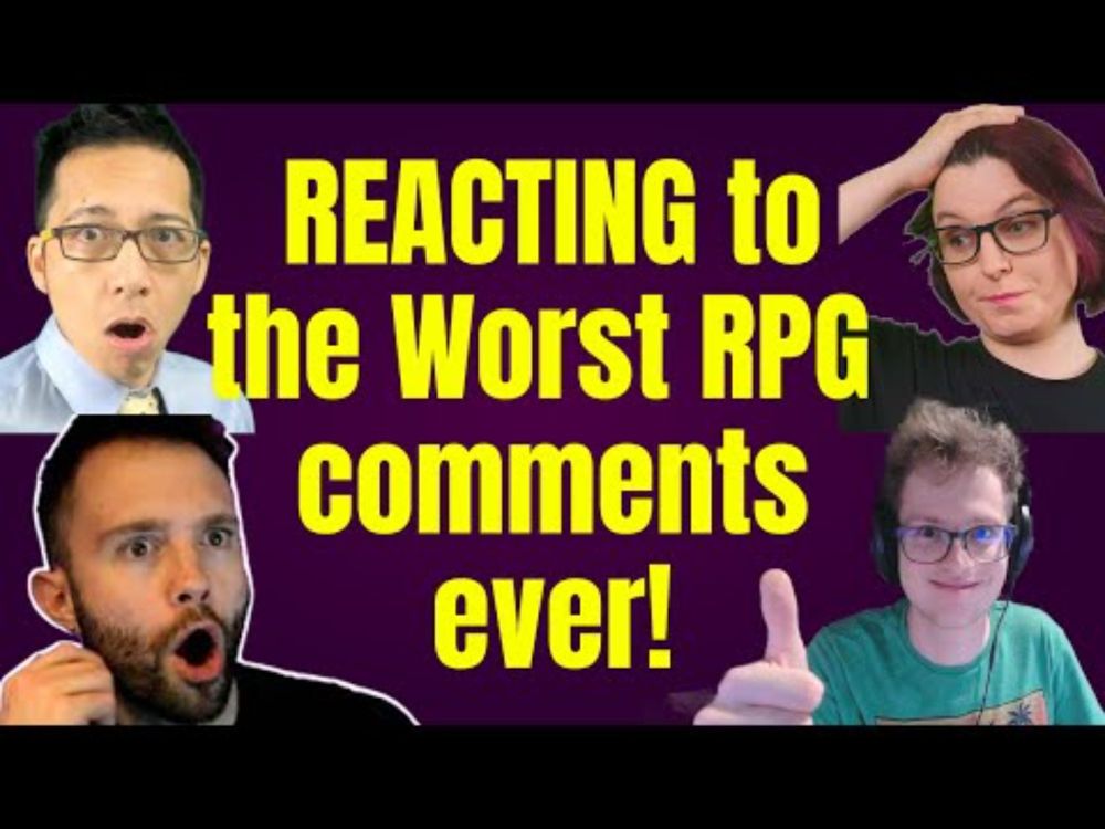 Snarky YouTubers REACT to the worst comments about D&D and RPGs ever!