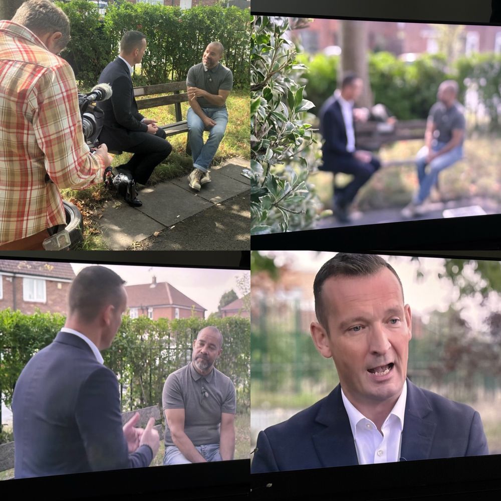 Pictures  from Mark on TV 