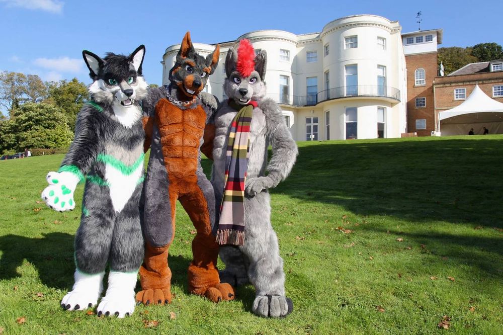 Corasik, Dobie-Ace, and Badwolf Brock at Pawsome