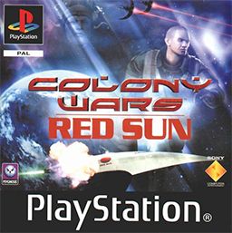The cover for the PS1 game Colony Wars Red Sun.