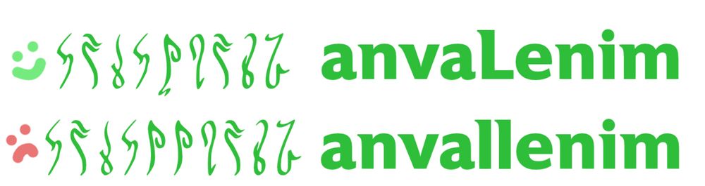 A demo on how to correctly use the font. Double letters should be the only thing capitalized. 