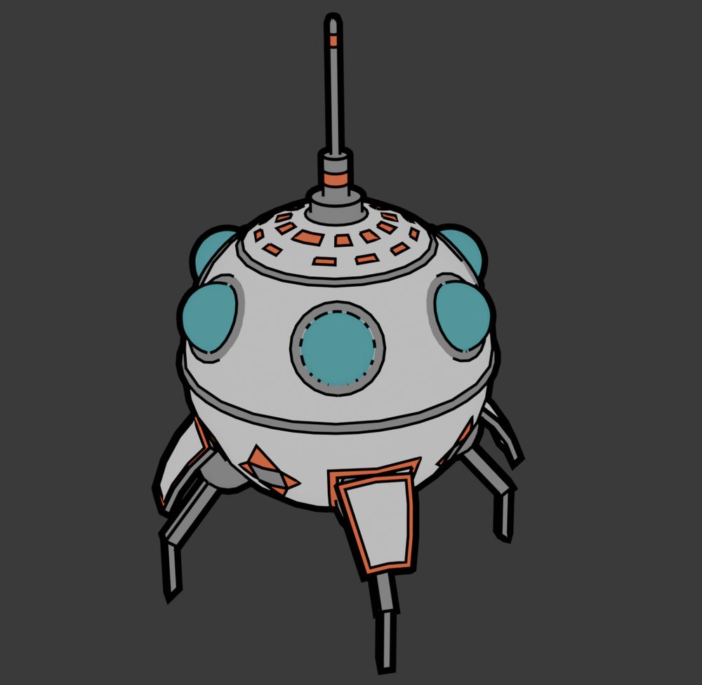 A little space pod for exploring harsh environments.