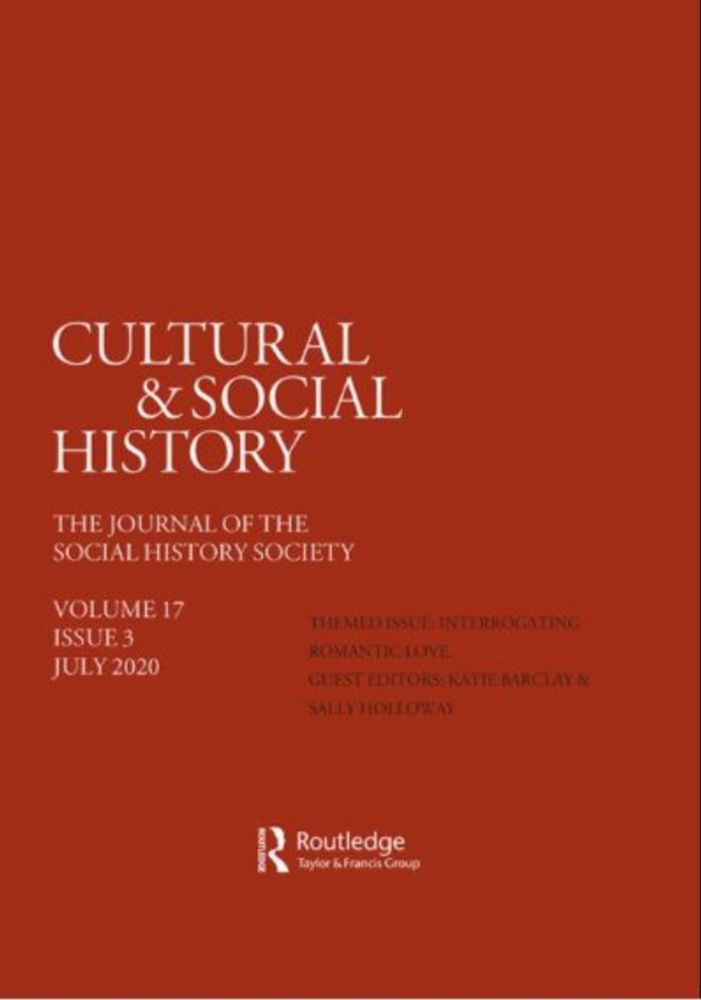 Call for Applications: Editor of Cultural and Social History