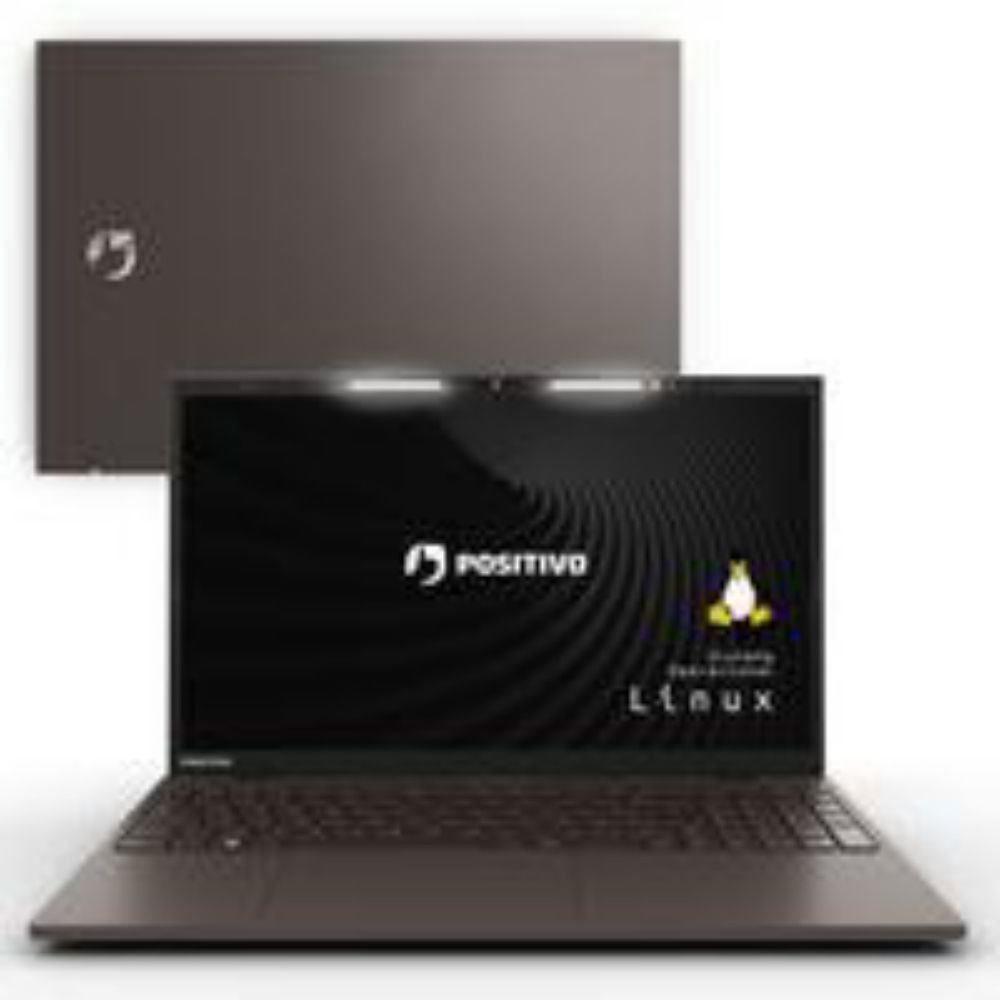 Notebook Positivo Vision I15, Intel Core I5, 16GB, SSD 512GB, Tela 15.6 Full HD, Lumina Bar, Linux, Cinza