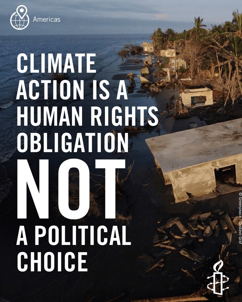 Climate action is a human rights obligation NOT a political choice
