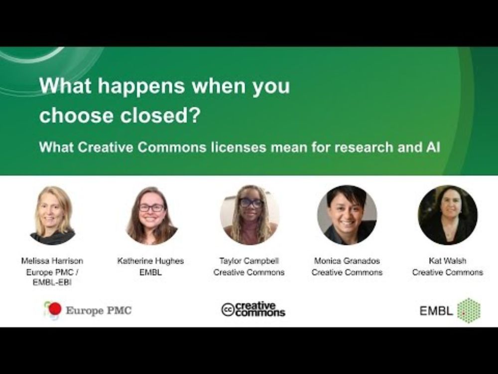 What happens when you choose closed. What Creative Commons licenses mean for research and AI.