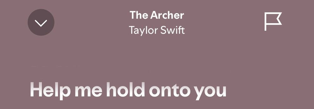 Help me hold onto you 