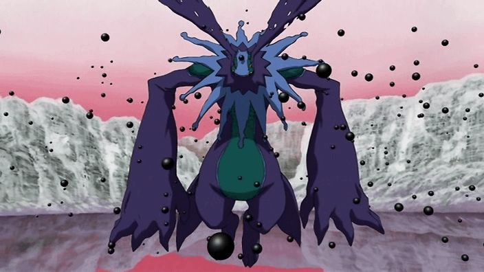 The climax of Digimon the Movie, where the evil Digimon forces the good ones to devolve and proceeds to make time go backwards. 