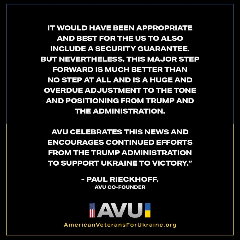 AVU statement on US/Ukraine minerals and security deal