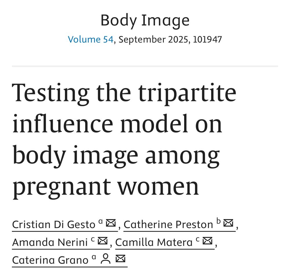 Image of paper title “testing the tripartite influence model among pregnant women”