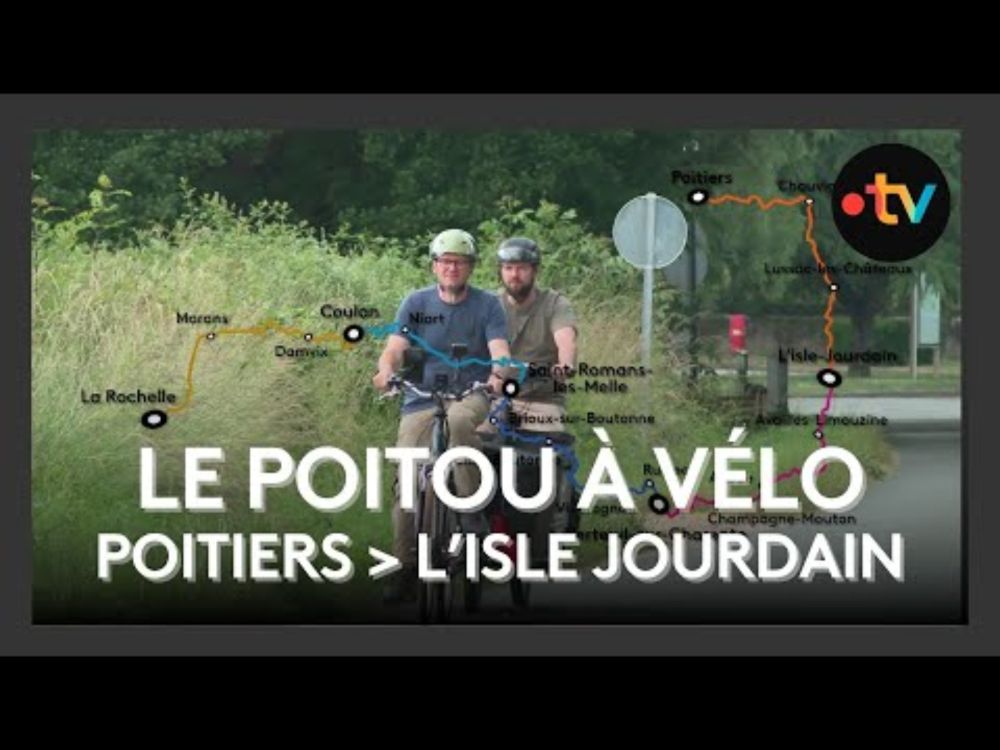 Le Poitou-Charentes à vélo entre Poitiers et L'Isle-Jourdain