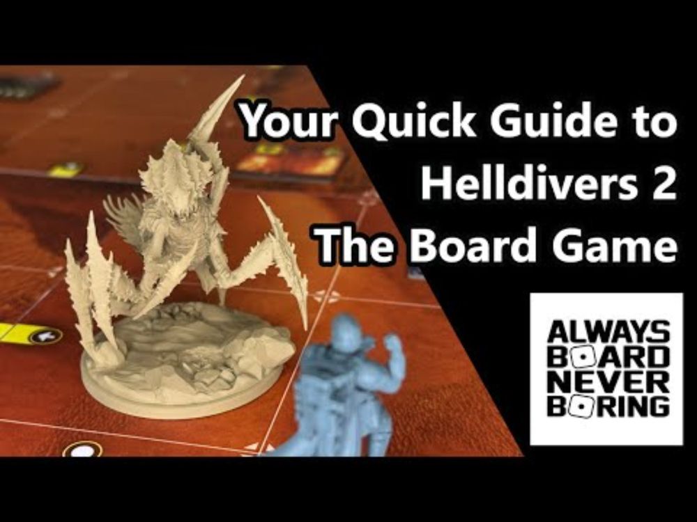 Helldivers 2 The Board Game Quick Guide | Spread Democracy in Defence of Super Earth | Sponsored