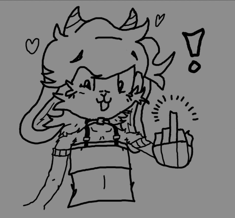 insane feral and gay goat creature 