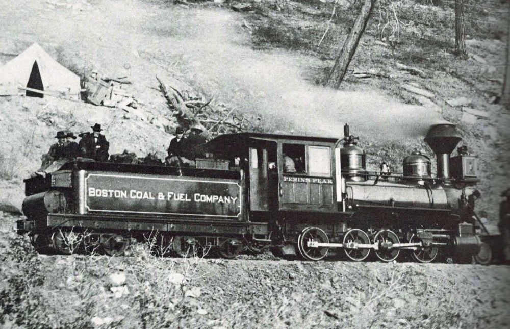 BC&F Co. locomotive #1 "Perins Peak" an ex-D&RGW Ry (utah) class 56
