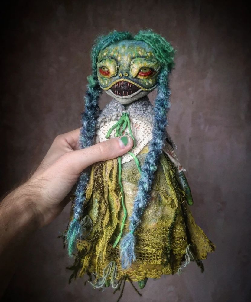 Goblinesque doll of Peg Powler