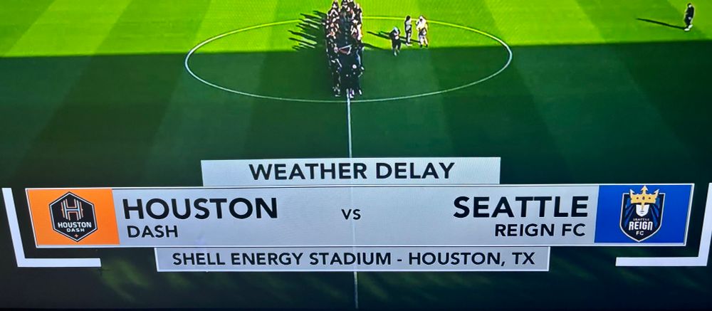 #HOUvSEA maybe in a weather delay