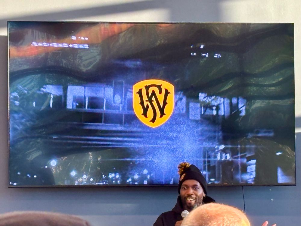 DaMarcus Beasley with new crest and branding