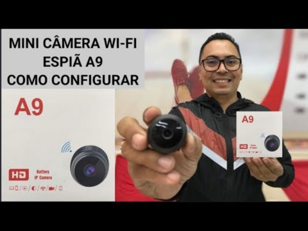 Mini câmera wi-fi espiã A9 como configurar aplicativo: HDWifiCamPro