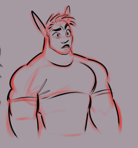 Hurray! It's another waist-up doodle of vice 