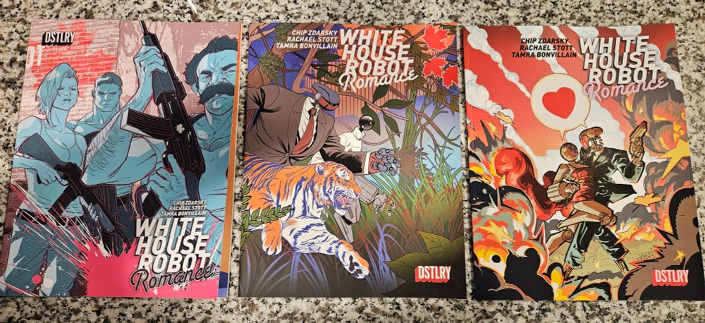 3 copies of White House Robot Romance #2