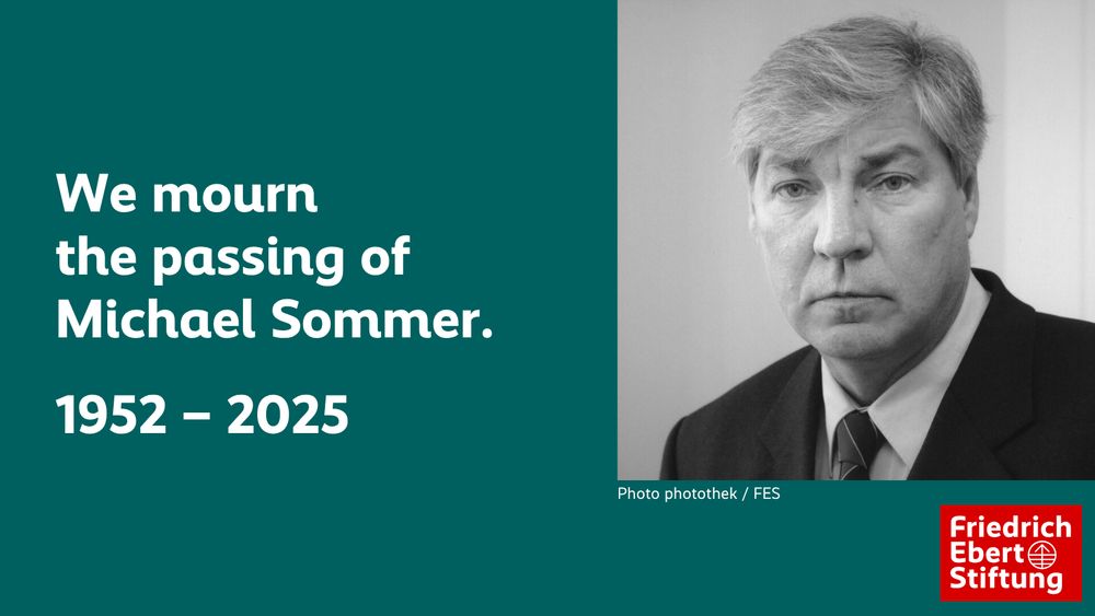 Photo of Michael Sommer. Text: We mourn the passing of Michael Sommer. 1952 – 2025.