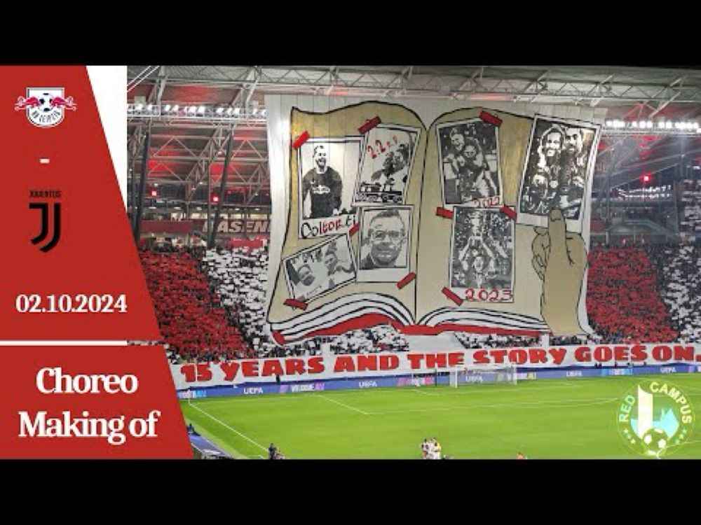 RB Leipzig - Juventus Turin Choreo Making of