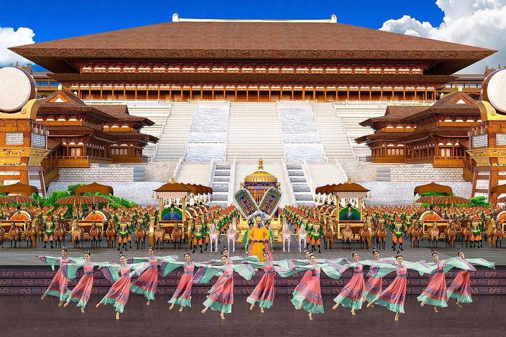 Joué dans le monde entier, le spectacle créé par le mouvement religieux, durement réprimé en Chine, revient au Palais des congrès de Paris.