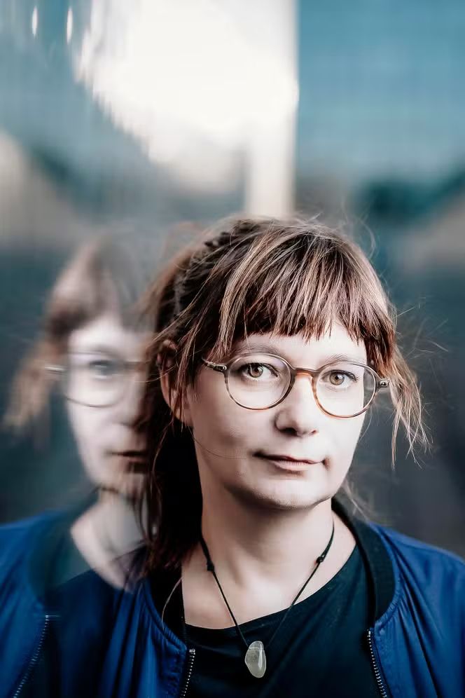 Anouk Ricard, au cinéma Le Méliès, à Montreuil (Seine-Saint-Denis), le 2 octobre 2019. ÉRIC GARAULT/PASCOANDCO sur lemonde.fr