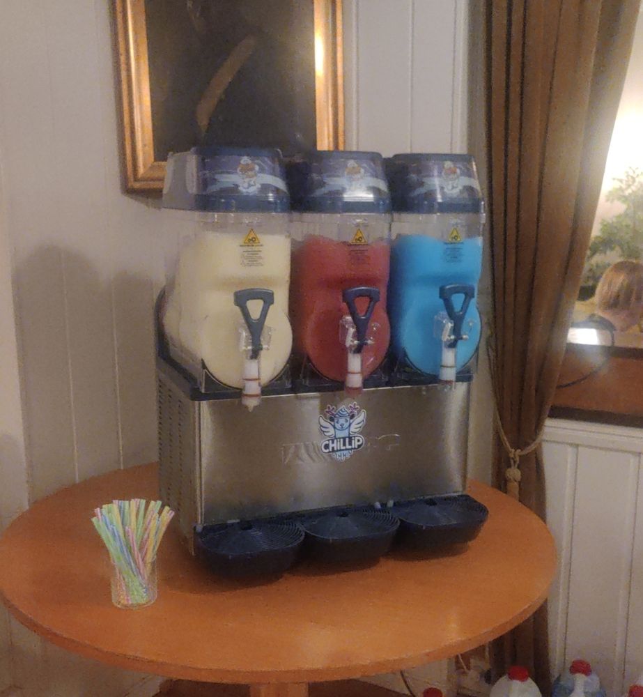 A slush machine. 