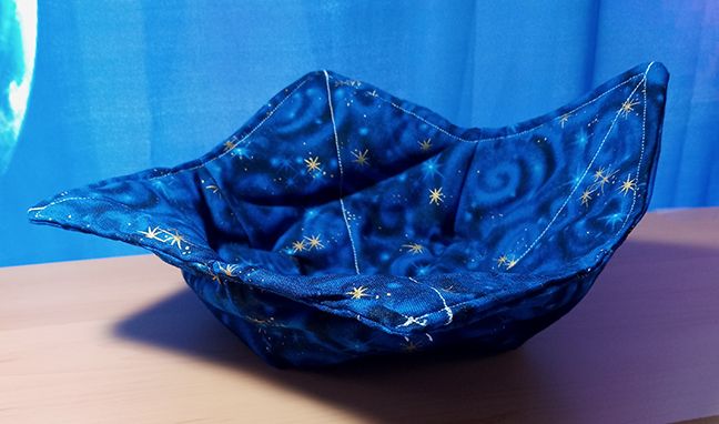 Bowl cozy, star pattern