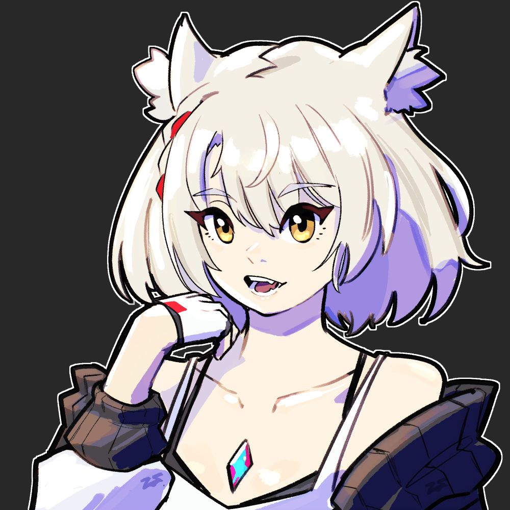A quick after work doodle of Mio from Xenoblade Chronicles 3. Thank you for 900 follows on Bluesky. Everyone's been flowing in so quickly and even some artists from the other platform are showing up as well, so that makes me happy to see that. 
