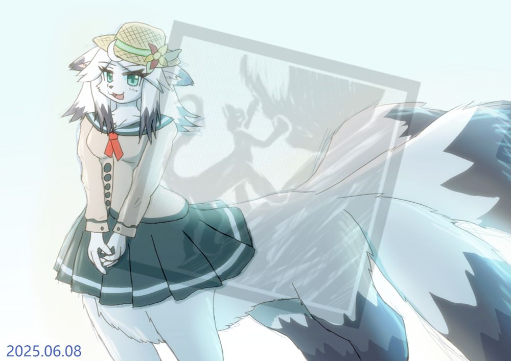 Snowy the foxtaur