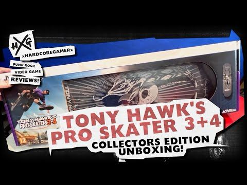 xHARDCOREGAMERx - Tony Hawk's Pro Skater 3+4: Collectors Edition Unboxing! (PS5)