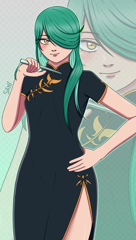 shiki turret's OC Antinea (https://bsky.app/profile/shikiturret.bsky.social)