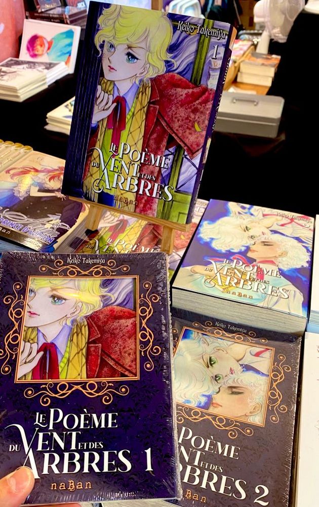 Photo du manga “Le Poème du Vent et des Arbres” de Keiko Takemiya publié en France par les éditions naBan