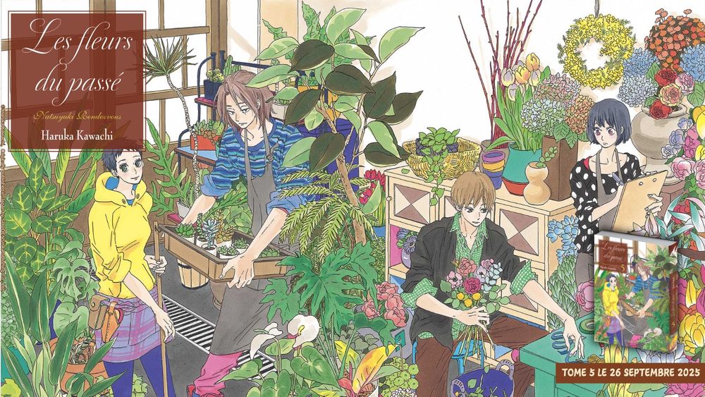 Visuel du josei manga « Les fleurs du passé - Natsuyuki Rendezvous » de Haruka Kawachi, publié en France par les éditions naBan