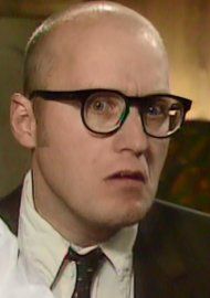 Actor Adrian Edmondson portraying the character Eddie Hitler 
