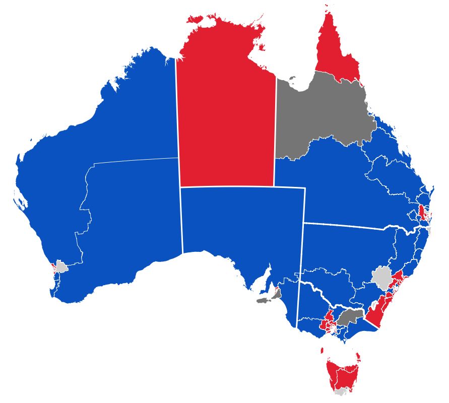 2025 Australian federal election results. 