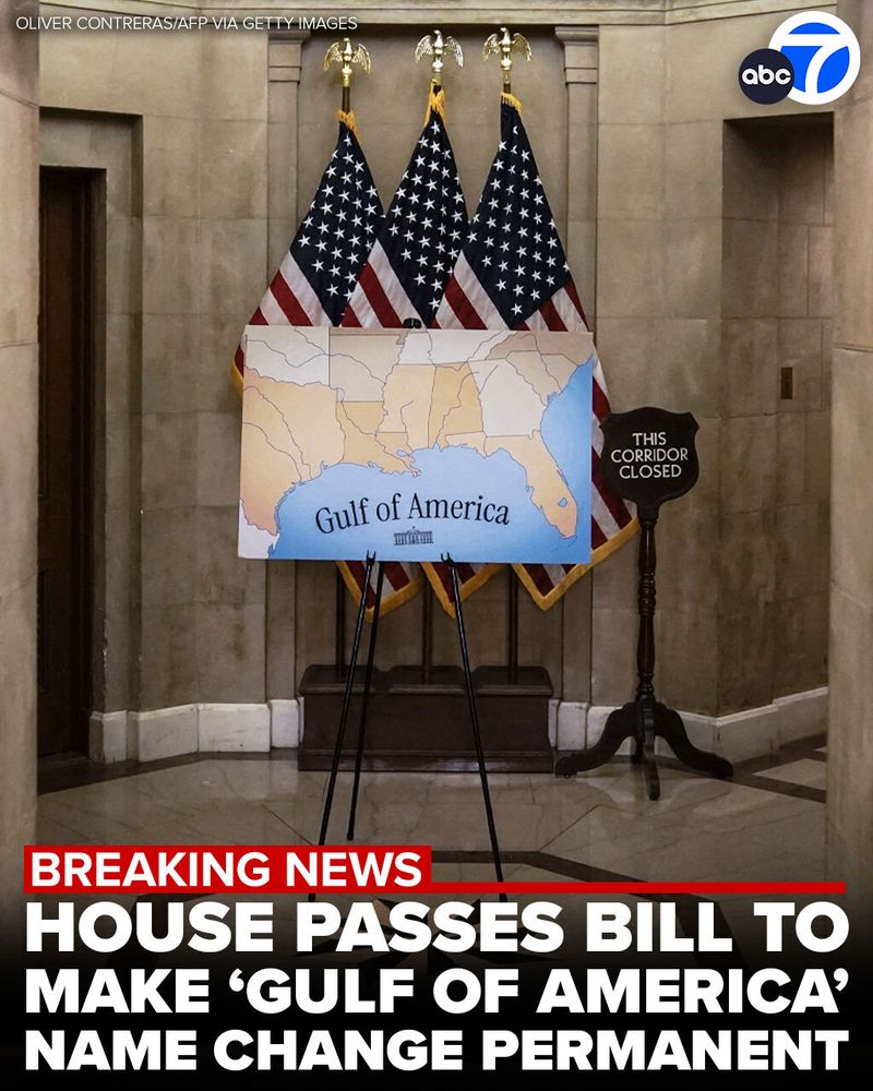 GOP-led House passes bill on Trump's Gulf of America