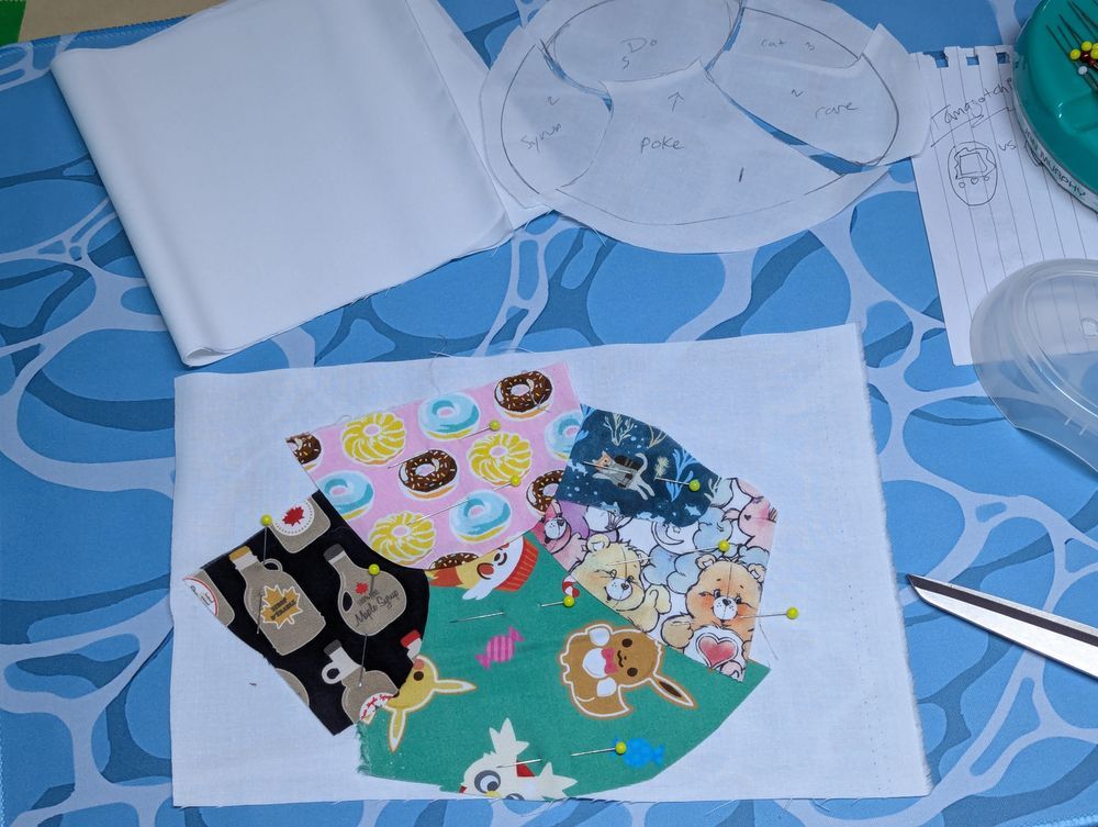 all my skull fabrics, donuts, carebears, pokemons and maple syrup 