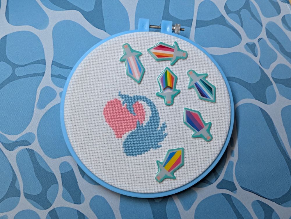 Sword-Shaped Pride flags