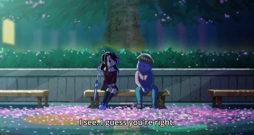 Screenshot redraw of an osomatsu-san season 2 episode ocxcanon