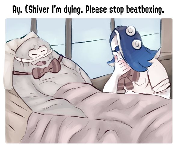 Big Man is dying, Shiver is beatboxing at his bedside 