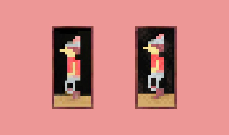 One by two Minecraft painting 